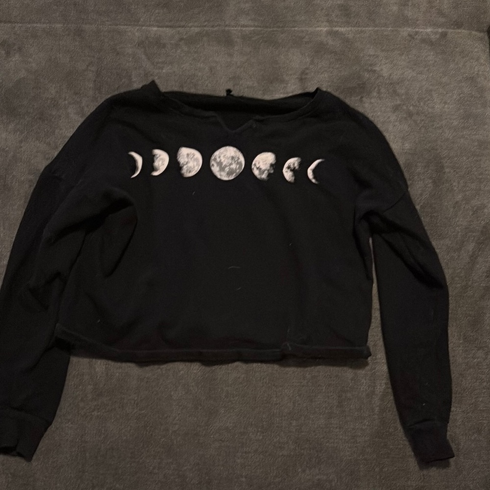 Art Class Black Moon Phase Sweater